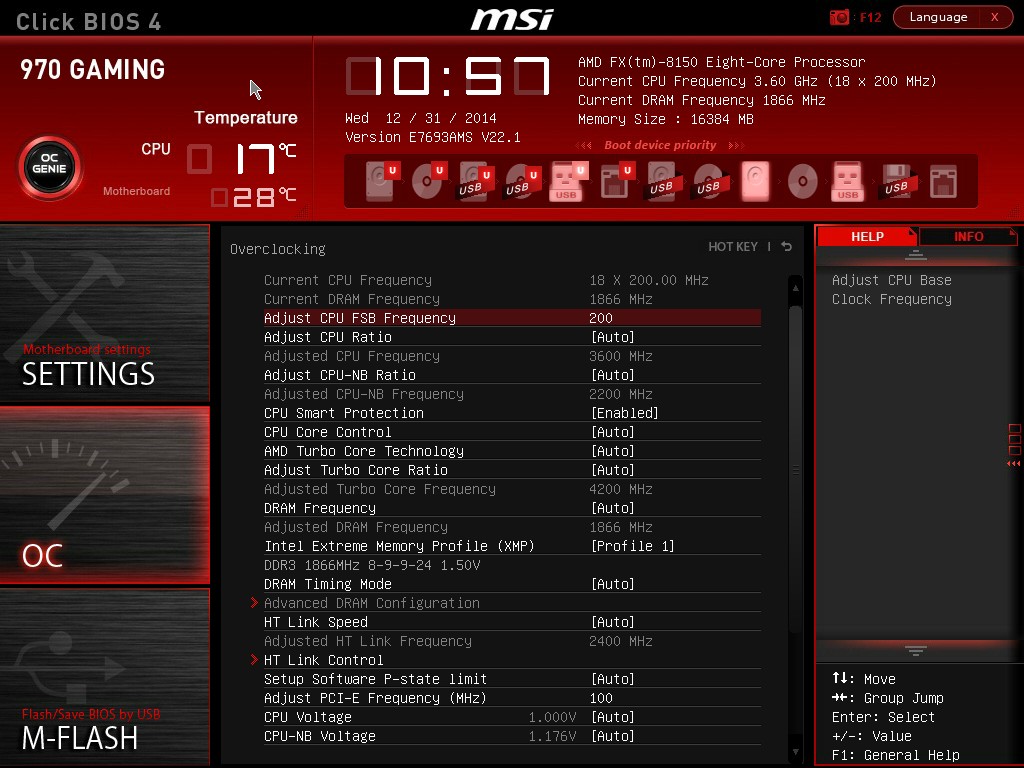 BIOS and Software MSI 970 Gaming Motherboard Review